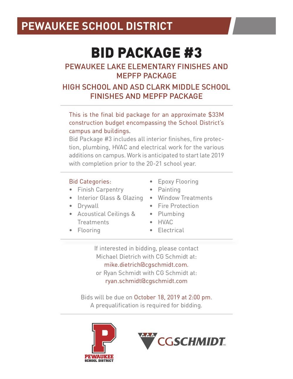 Bid Package #3